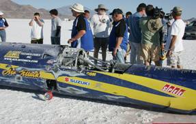 Ack Attack Crash at Bonneville in 2007